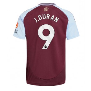 Aston Villa Jhon Duran #9 Replika Hjemmebanetrøje 2024-25 Kortærmet